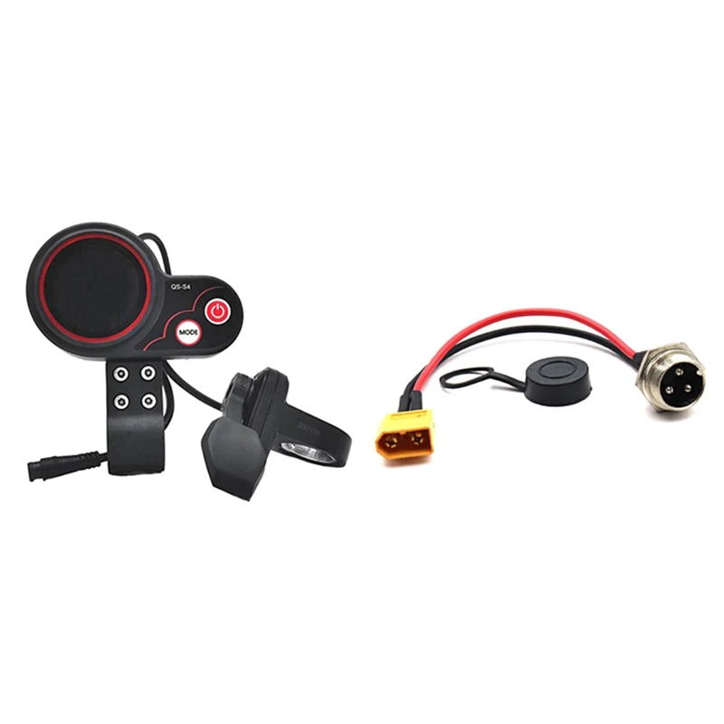 Флюоресцентный ЖК-дисплей с коннектором XT60 для электрического скутера Zero 8 9 10 8X 10X