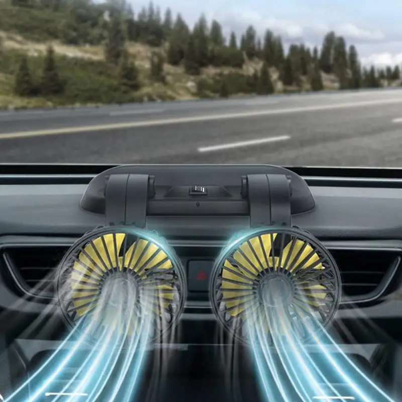 Автомобильный вентилятор 5 В 1 А Маленький автомобильный переменного тока 2