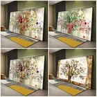 Древо жизни Густава Климта, ландшафт, настенное искусство, холст, Ранняя печать, Современная Настенная картина для декора гостиной