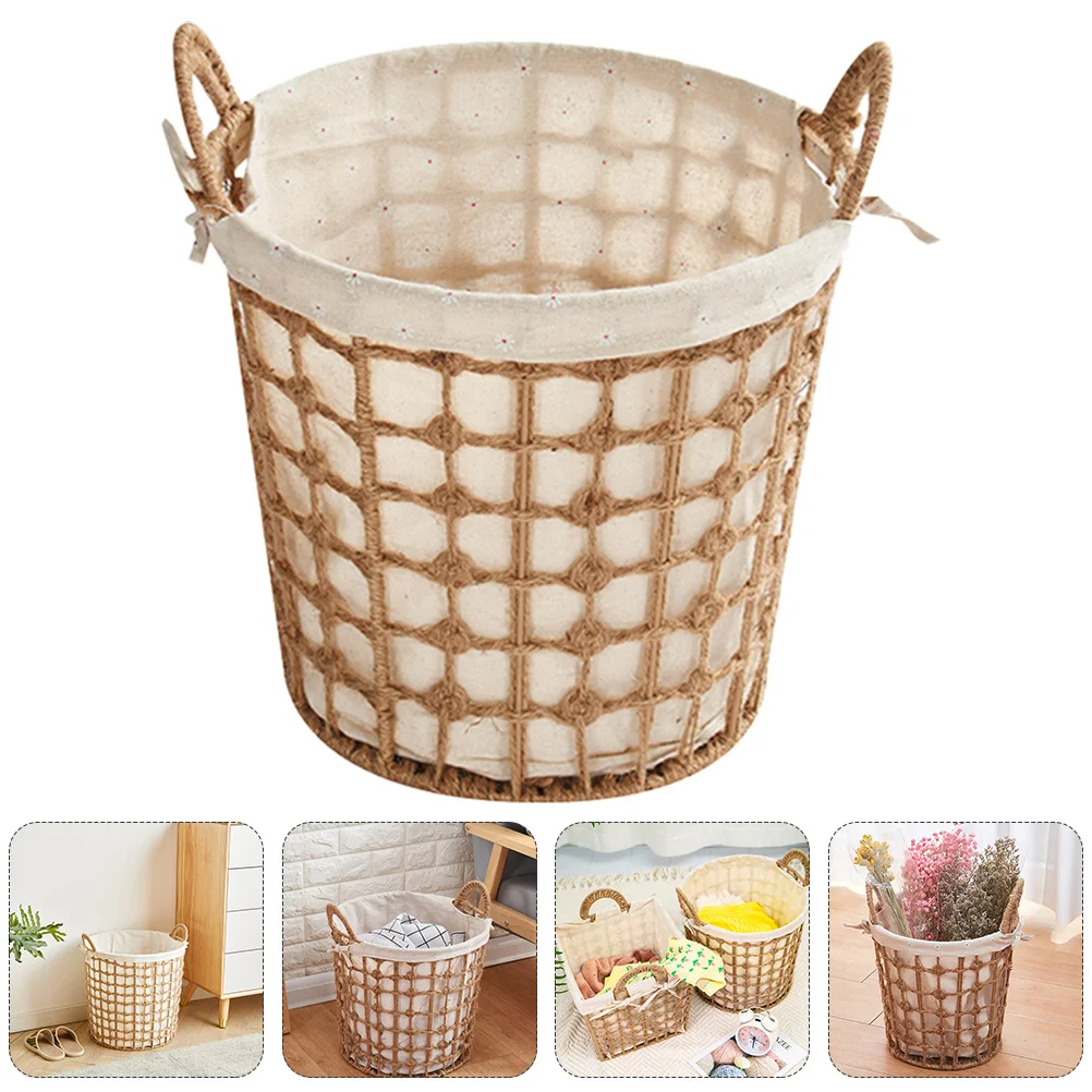 

Woven Baskets Storage Wicker Farmhouse Centerpiece Hanging Nursery Toys Organizer Decorative