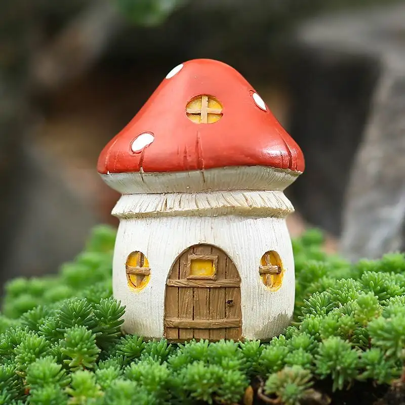 

Милые маленькие грибы украшение дома цветок бонсай украшение суккулент мох микроландшафт мир Аквариум Ландшафтный дизайн
