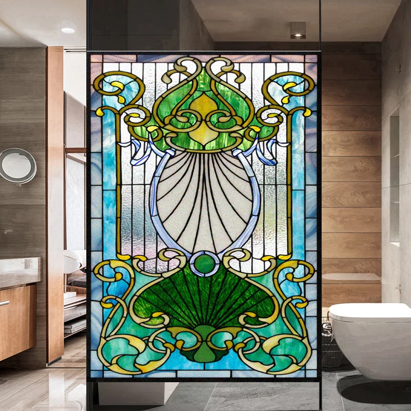 Оконная пленка в церковном стиле электростатические наклейки стеклянные