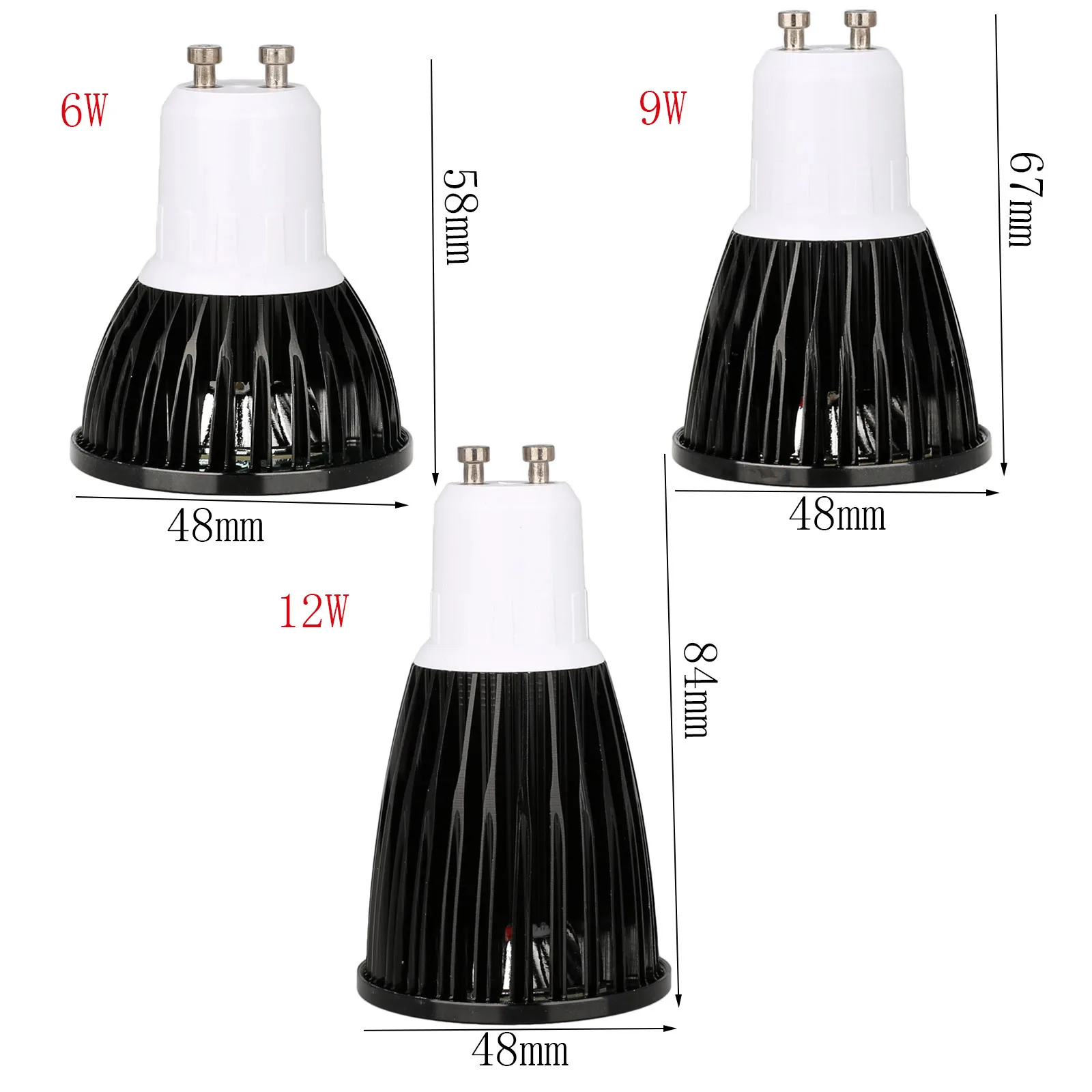 

Светодиодная лампа aoyuansea GU10 теплый белый 6W 9W 12W