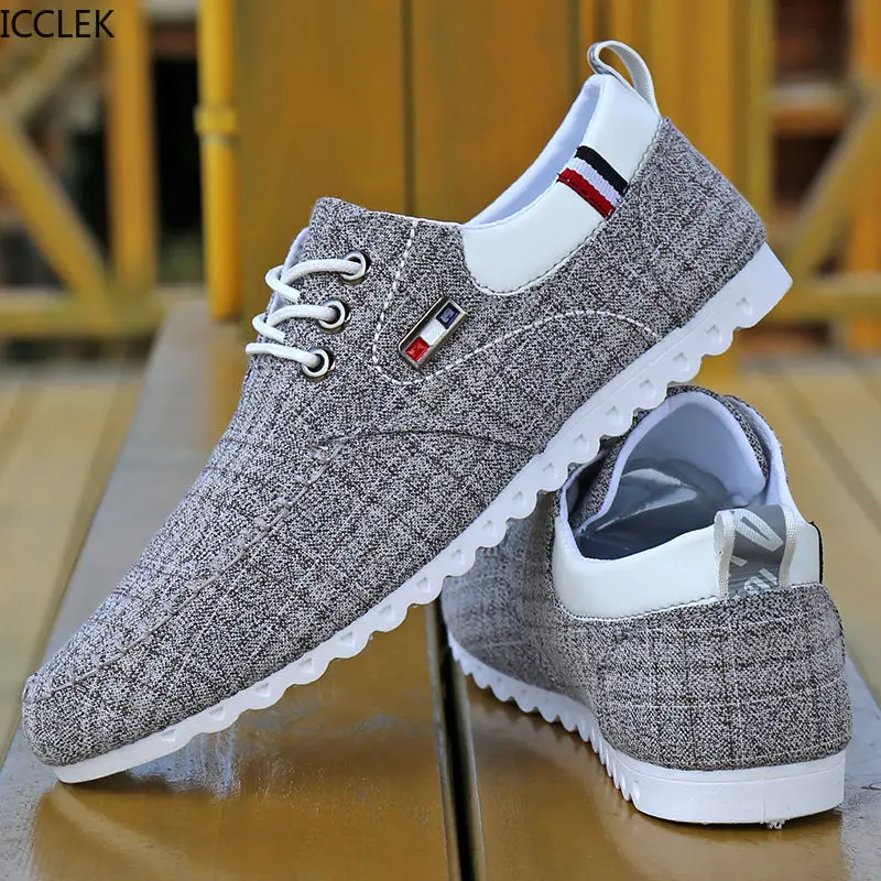 

Spring New Canvas Shoes Breathable Lace Beanie Shoes Old Beijing Cloth Shoes Men's Casual Sports Shoes