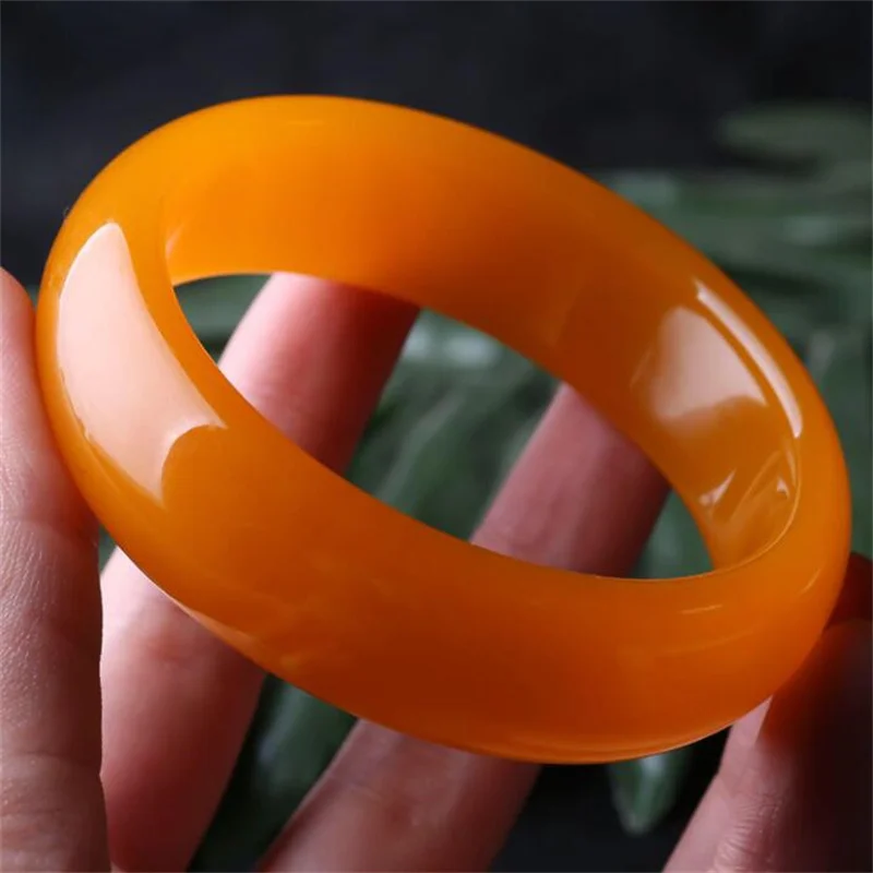 

Женский золотистый шелковый браслет gobi с нефритовым желтым драконом, Расширенный и утолщенный женский браслет, Женский ブレレット レット