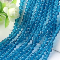 23468mm rondelle austria faceted crystal glass beads loose spacer round beads for jewelry making