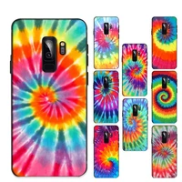 fhnblj tie dye pattern batik rainbow phone case for samsung a51 a30s a52 a71 a12 for huawei honor 10i for oppo vivo y11 cover