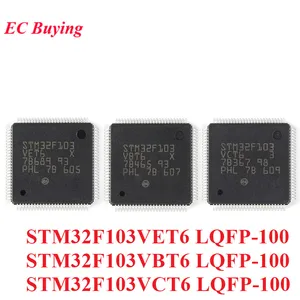 STM32F103VET6 STM32F103VBT6 STM32F103VCT6 LQFP-100 STM32 F103VET6 F103VBT6 F103VCT6 LQFP100 32 Bit Microcontroller MCU IC Chip
