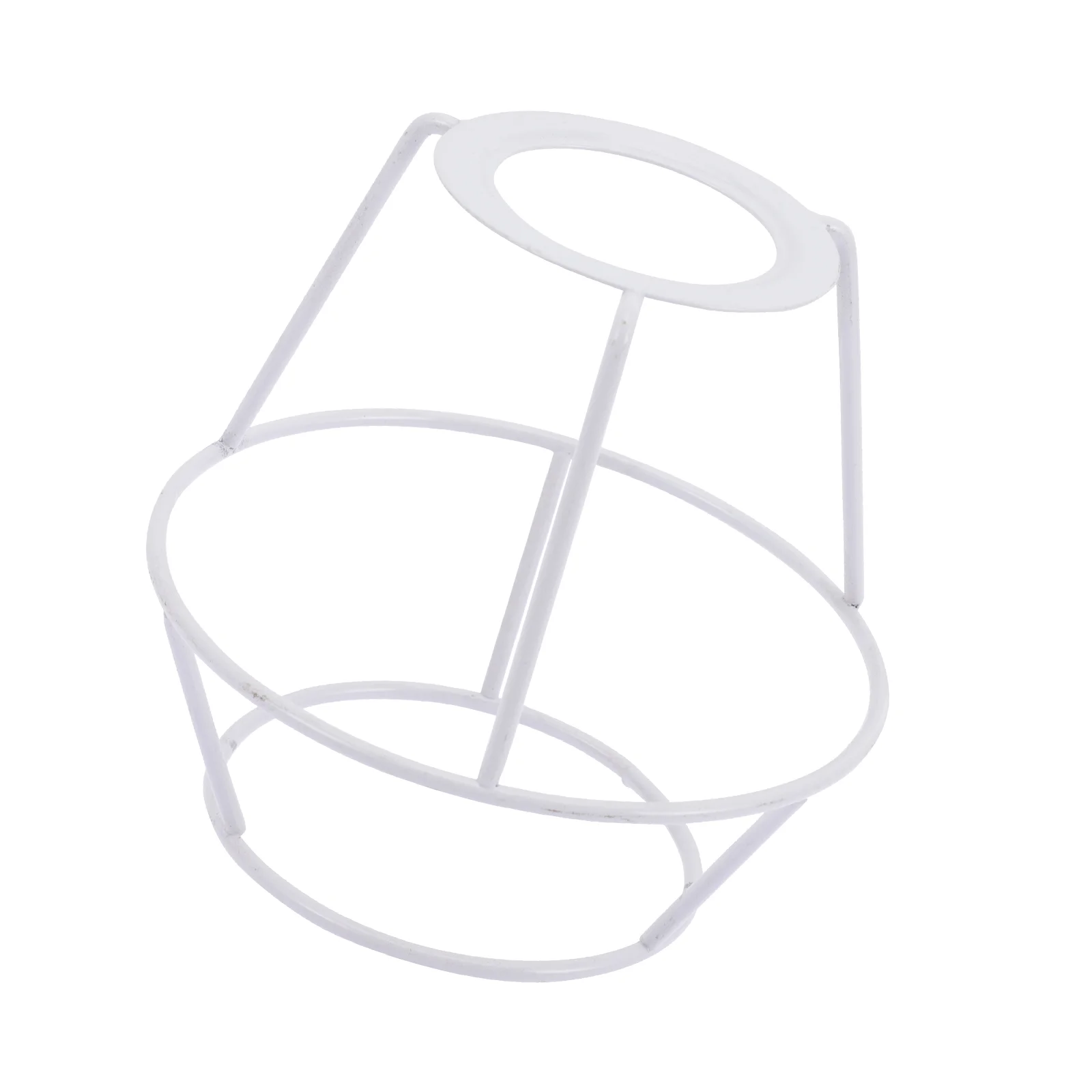 

Lamp Shade Cage Lampshade Light Metal Guard Frame Holder Wire Replacement Chandelier Diy Bulb Beside Cover Protection Lights