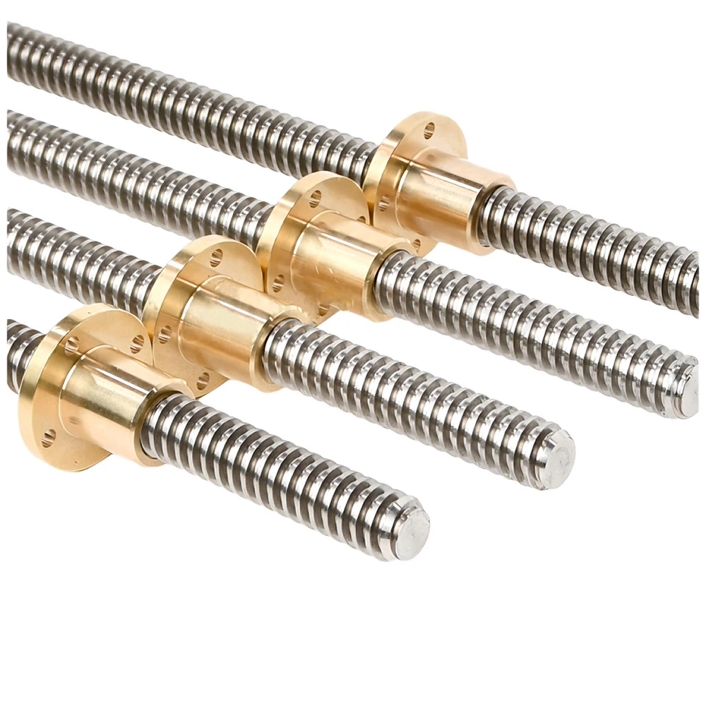 

Ходовой винт T10 с латунной гайкой 2/4/8/10/12/14/16/20 мм