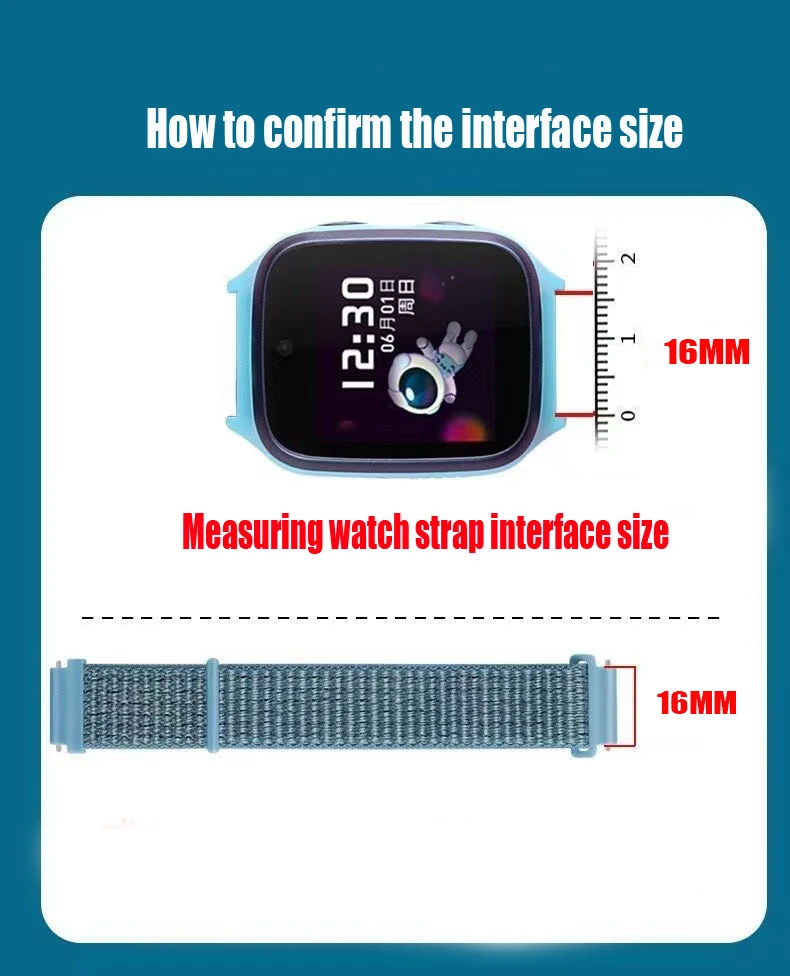 Универсальный Детский спортивный ремешок для умных часов нейлоновый