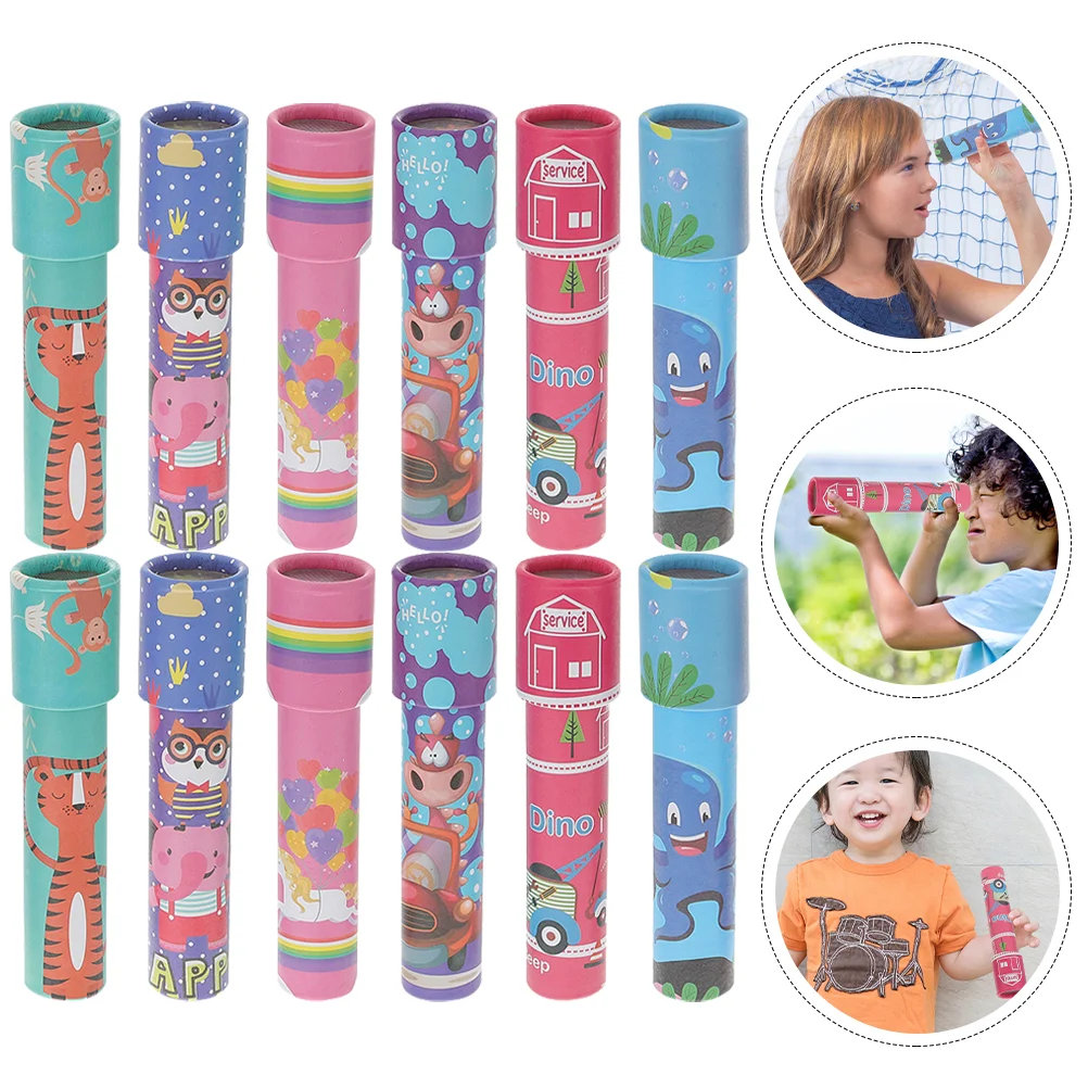 10 шт. калейдоскоп для детей игрушки исследования портативные бумажные