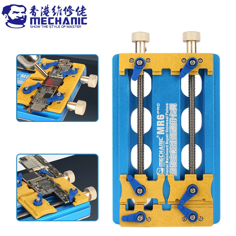 

MECHANIC Universal PCB Holder Double Bearing Jig Fixture for iPhone Samsung Huawei Motherboard Soldering Tools Rework Platform