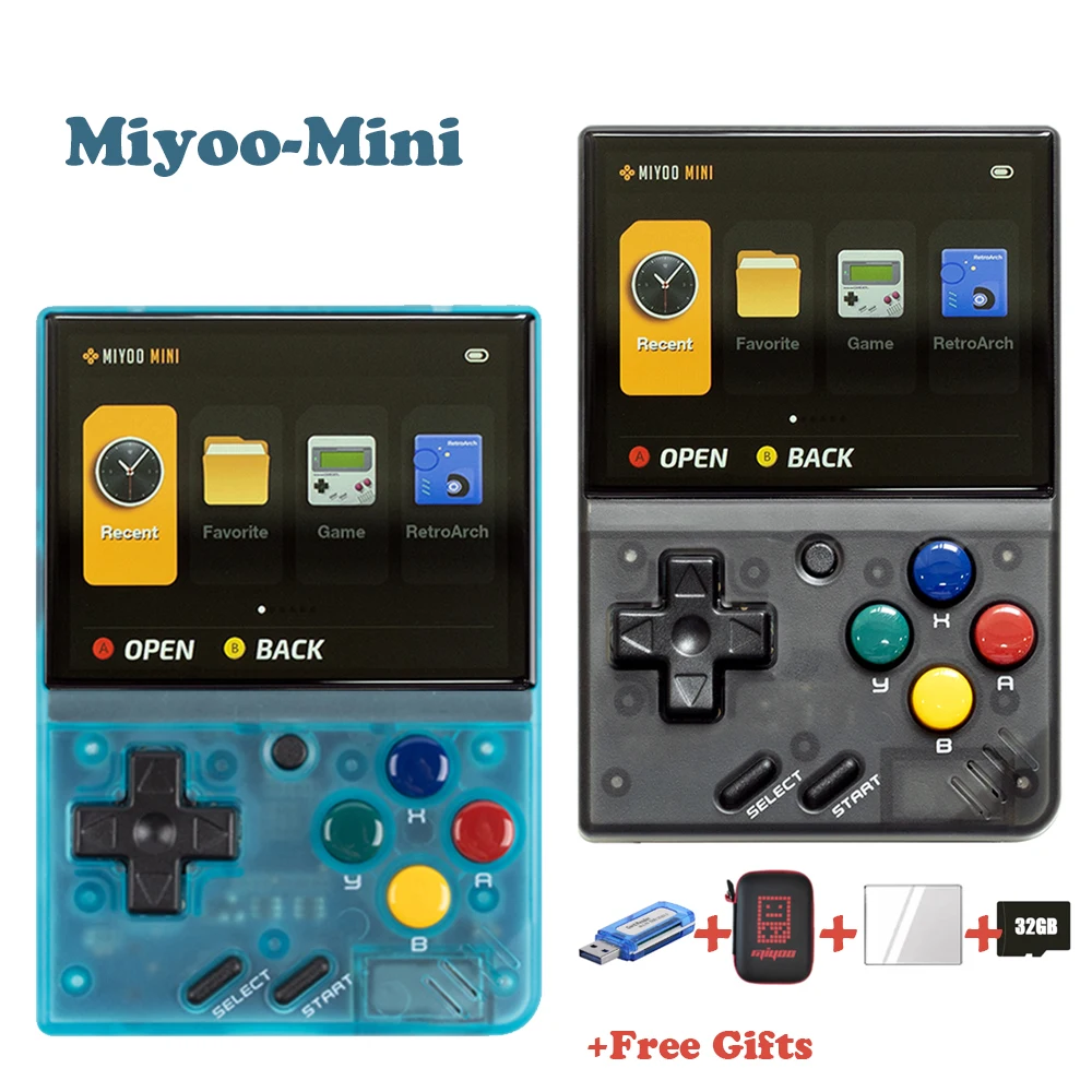 SD Card for MIYOO MINI V2 Retro Video Game Console Games Portable Console Retro Arch Linux System Pocket Handheld Game Player