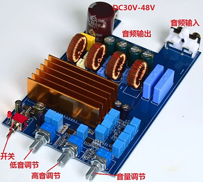 

Lyele Audio TPA3255 Amplifier Board 150W*2 300W Class D Home 2.1 Amplifier Board TPA3255