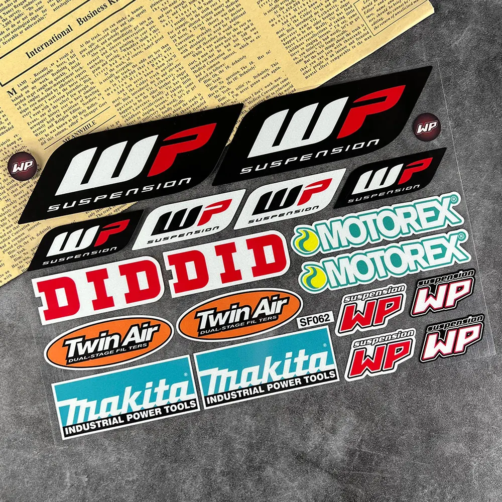 Светоотражающие наклейки WP аксессуары для вилок и мотоциклов подвеска