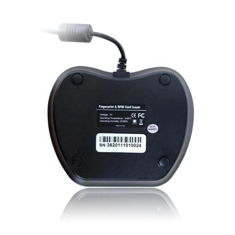 Биометрический считыватель отпечатков пальцев с эмитентом радиочастотной