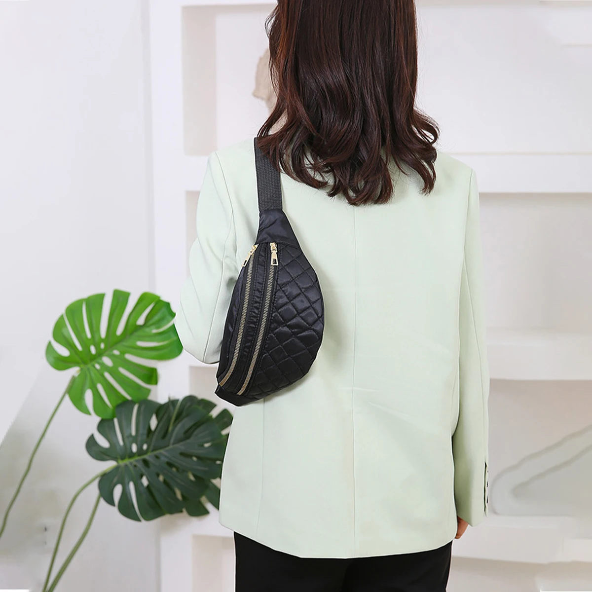 Водостойкая Нагрудная Сумка Унисекс Модная Повседневная Через Плечо С Карманами