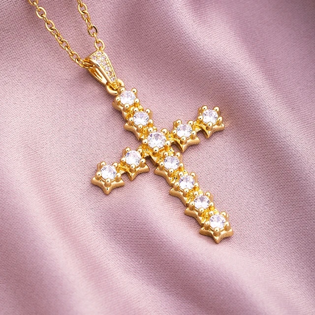 Hot Sale Female Cubic Zirconia Cross 