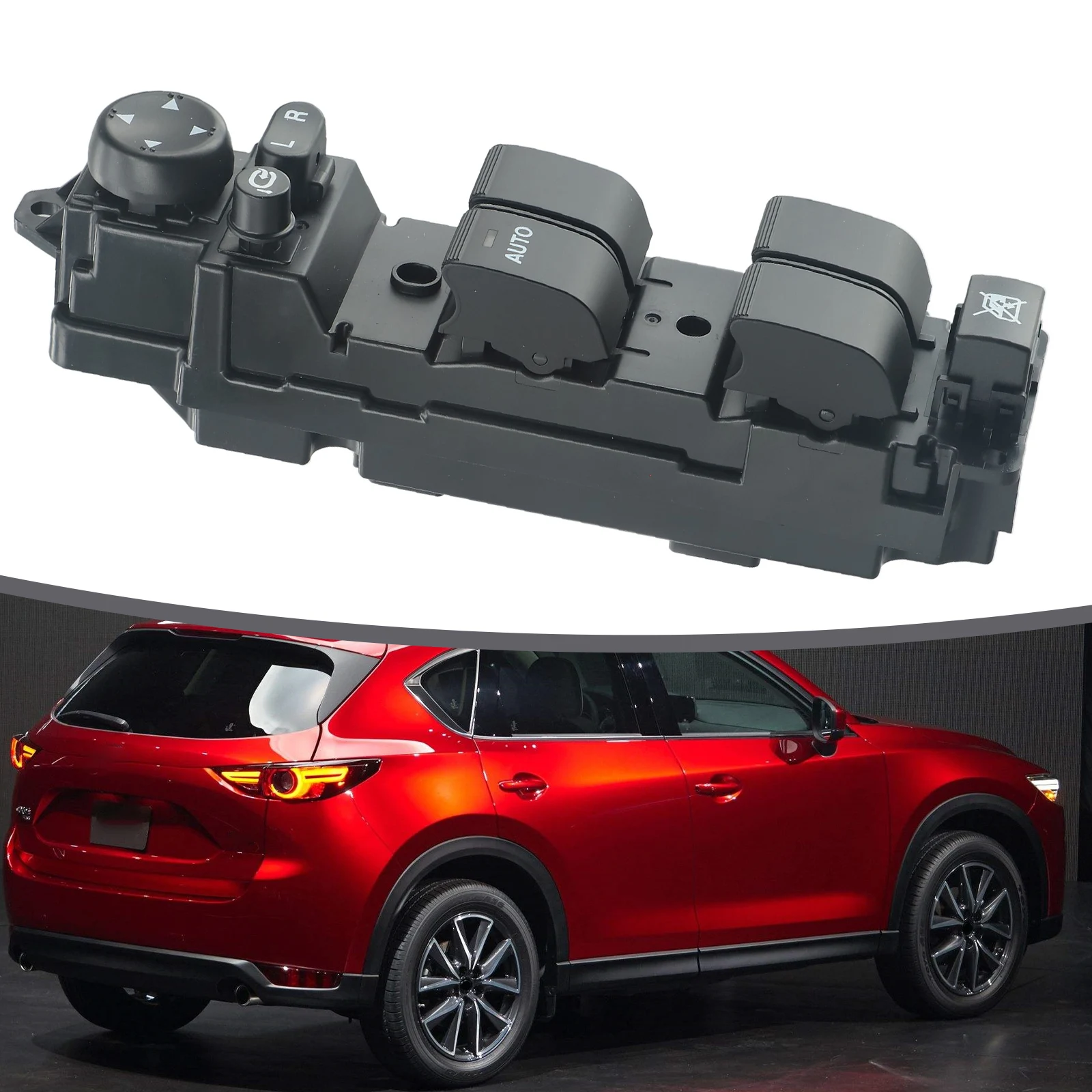 Переключатель управления стеклоподъемником передняя левая для Mazda 2 M2 2007-2013
