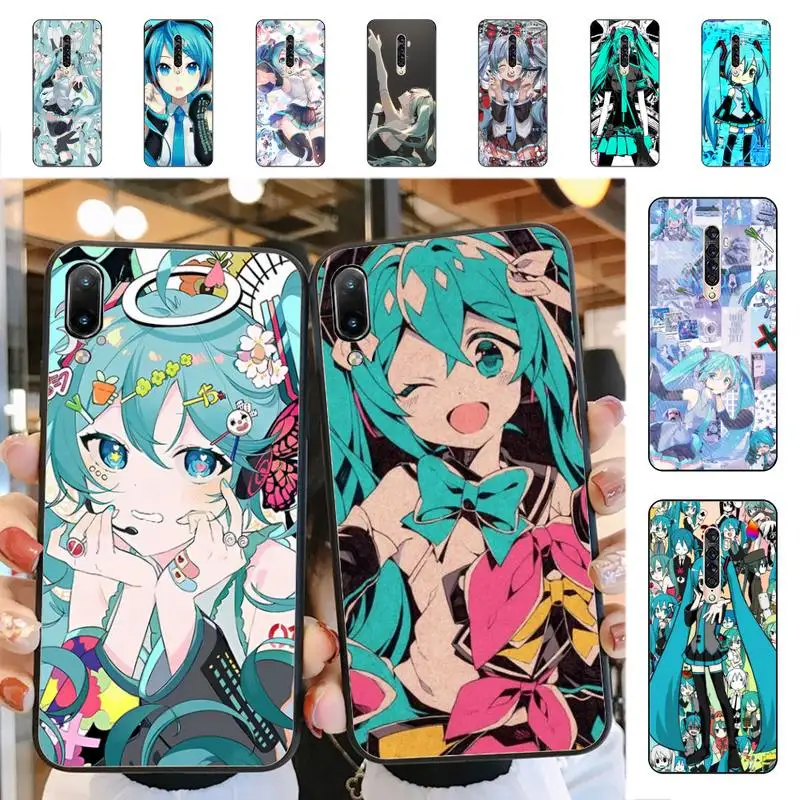 

Anime H-Hatsunes M-MikU Phone Case for Vivo Y91C Y11 17 19 17 67 81 Oppo A9 2020 Realme c3 funda