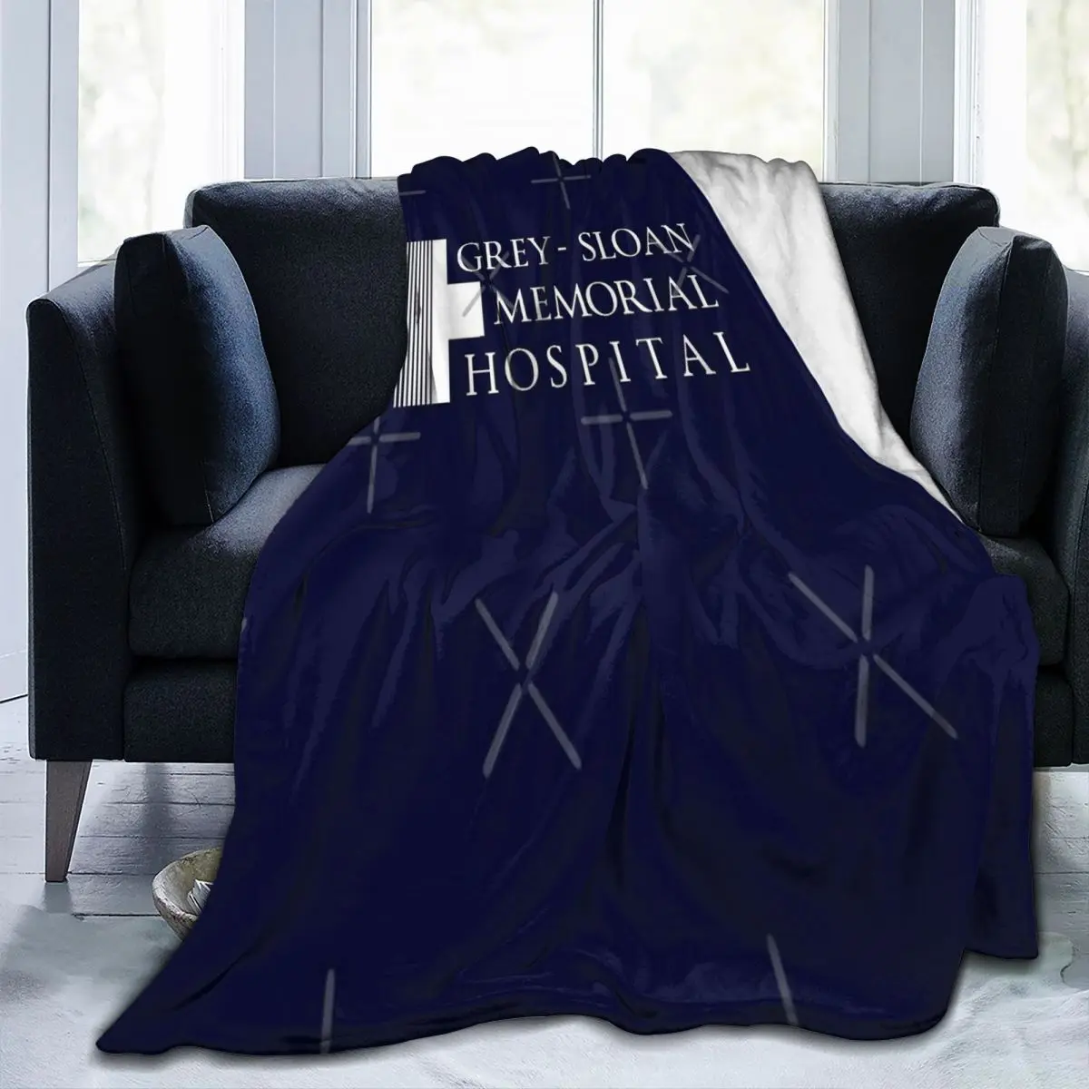 

Памятное больничное одеяло Grey-Sloan, модный подарок WarmNice, разные стили