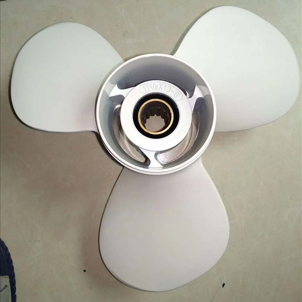 Алюминиевый пропеллер 13 слотов для Yamaha Hidea Parsun Seehorse Zhongfa 2-тактные подвесные