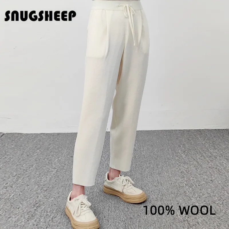 100% wool pants women womens clothes sweatpants fashion clothing korean streetwear woman leggings black cargo winter outfits leg