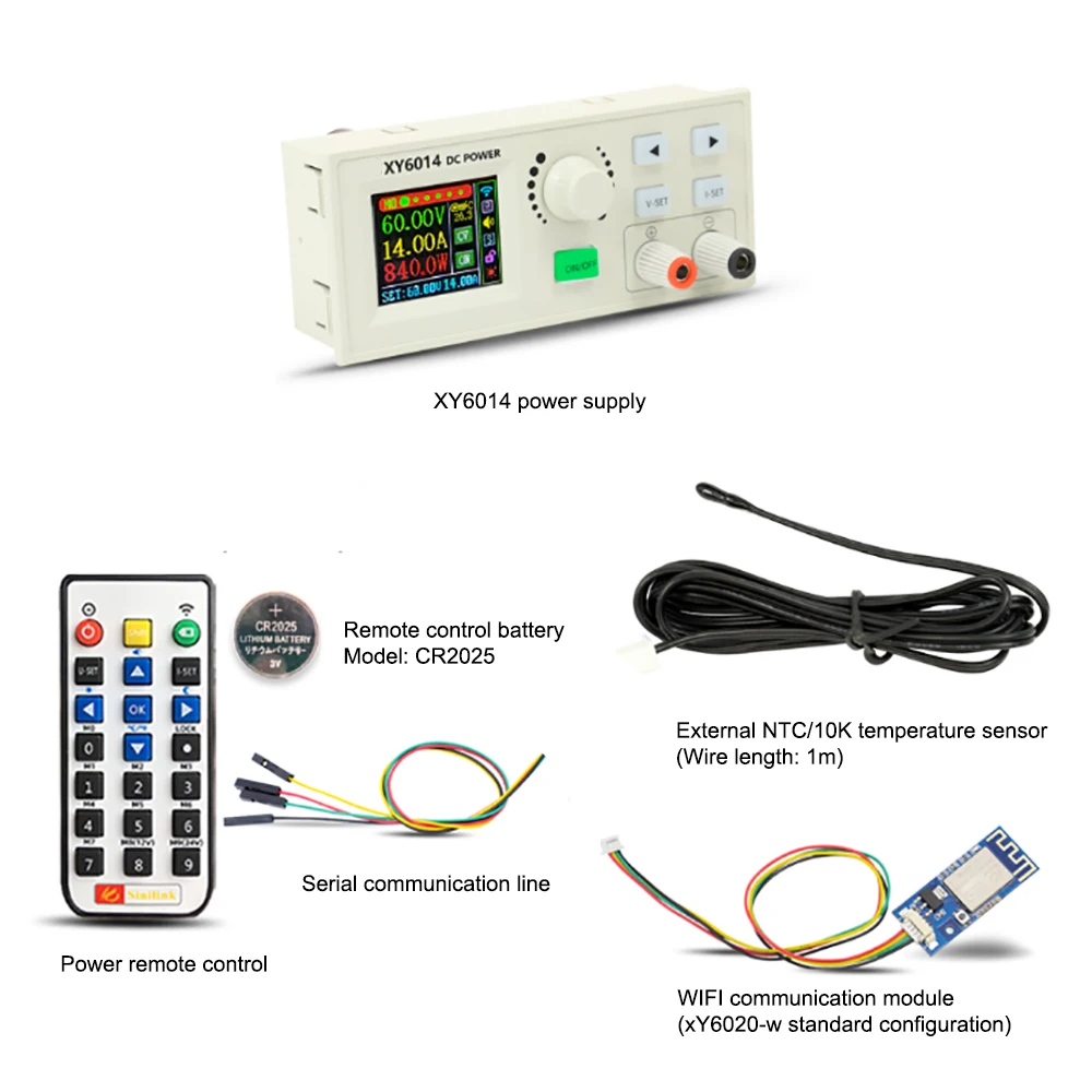 

XY6014 0-60V CNC Adjustable DC Stabilized Power Supply Constant Voltage and Constant Current Maintenance 900W Step-down Module