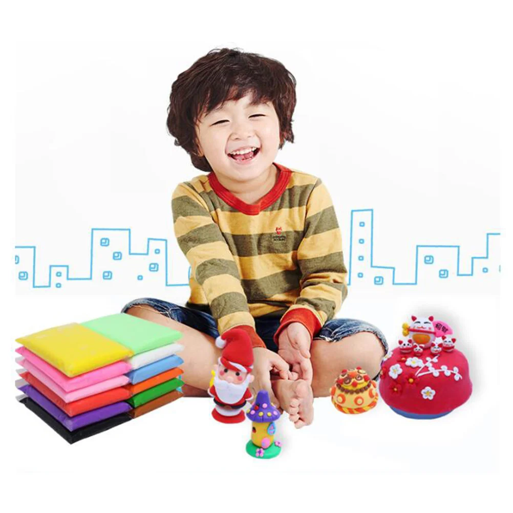 36 цветов воздушная сухая глина набор глины для детского творчества с