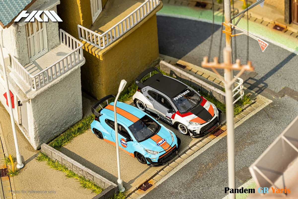 

Новые запасы HKM 1/64 Pandem GR Yaris Rocket Bunny Коллекционная Подарочная модель автомобиля в масштабе 2023