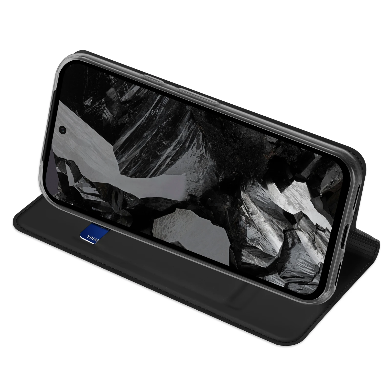 Роскошный откидной ультратонкий кожаный кошелек DUX DUCIS для Google Pixel 8a Магнитный