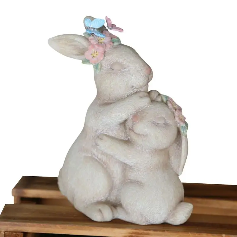 

Пасхальные украшения для обнимания, большие фигурки кроликов с белым оттенком, большой размер дюйма, домашний сад, уличные весенние украшен...