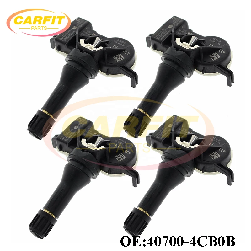 Датчик давления в шинах OEM 40700-4CB0B 40700-4CB0A TPMS для Nissan Altima Rogue Leaf Infiniti QX50 Renault Megane Lada
