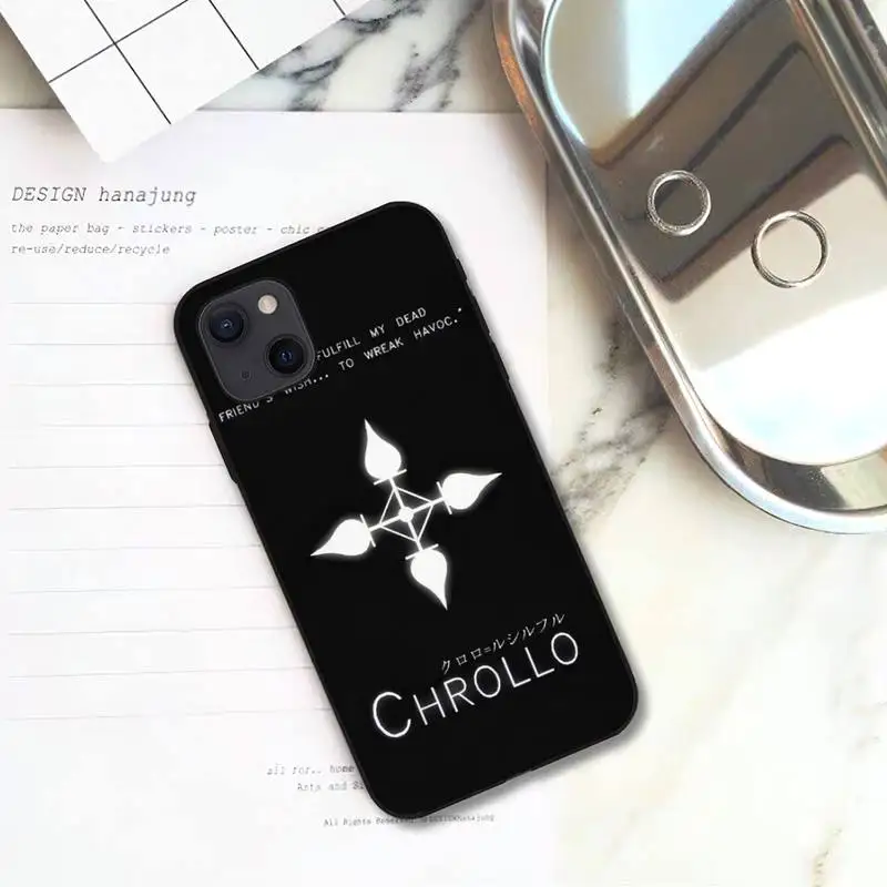 Chrollo Lucilfer цепи HxH аниме чехол для телефона iPhone 11 12 Mini 13 Pro XS Max X 8 7 6s Plus 5 SE XR |