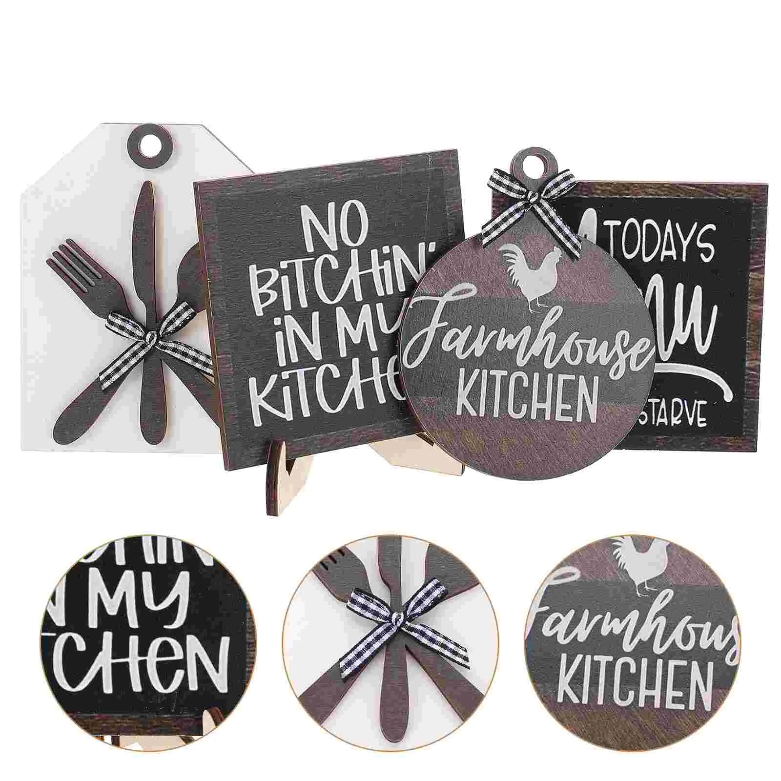 

1 Set Kitchen Ornaments Tiered Tray Decorations Housewarming Presents Farm Home Decors Farm Elements Adorns for Present Kitchen