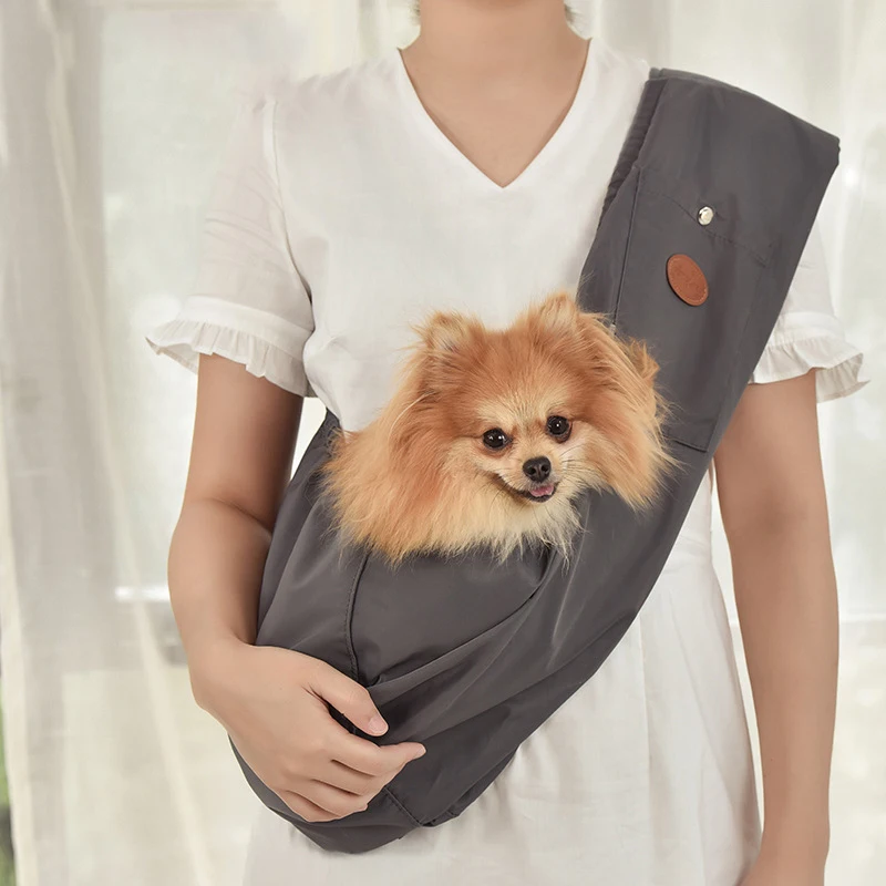 

Breathable Pet Puppy Dog Carrier Cat Outdoor Travel Handbag Pouch Single Shoulder Bag Sling Comfort Travel Tote Shoulder Bag