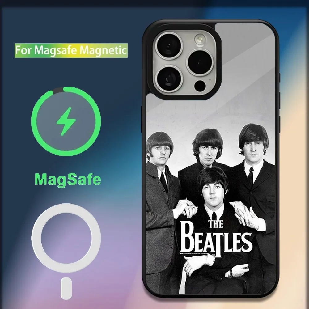 Чехол для телефона T-The Band B-BeatlesS Let It Be iPhone 16 15 14 13 12 11 Plus Pro Max Mini Magsafe с магнитной