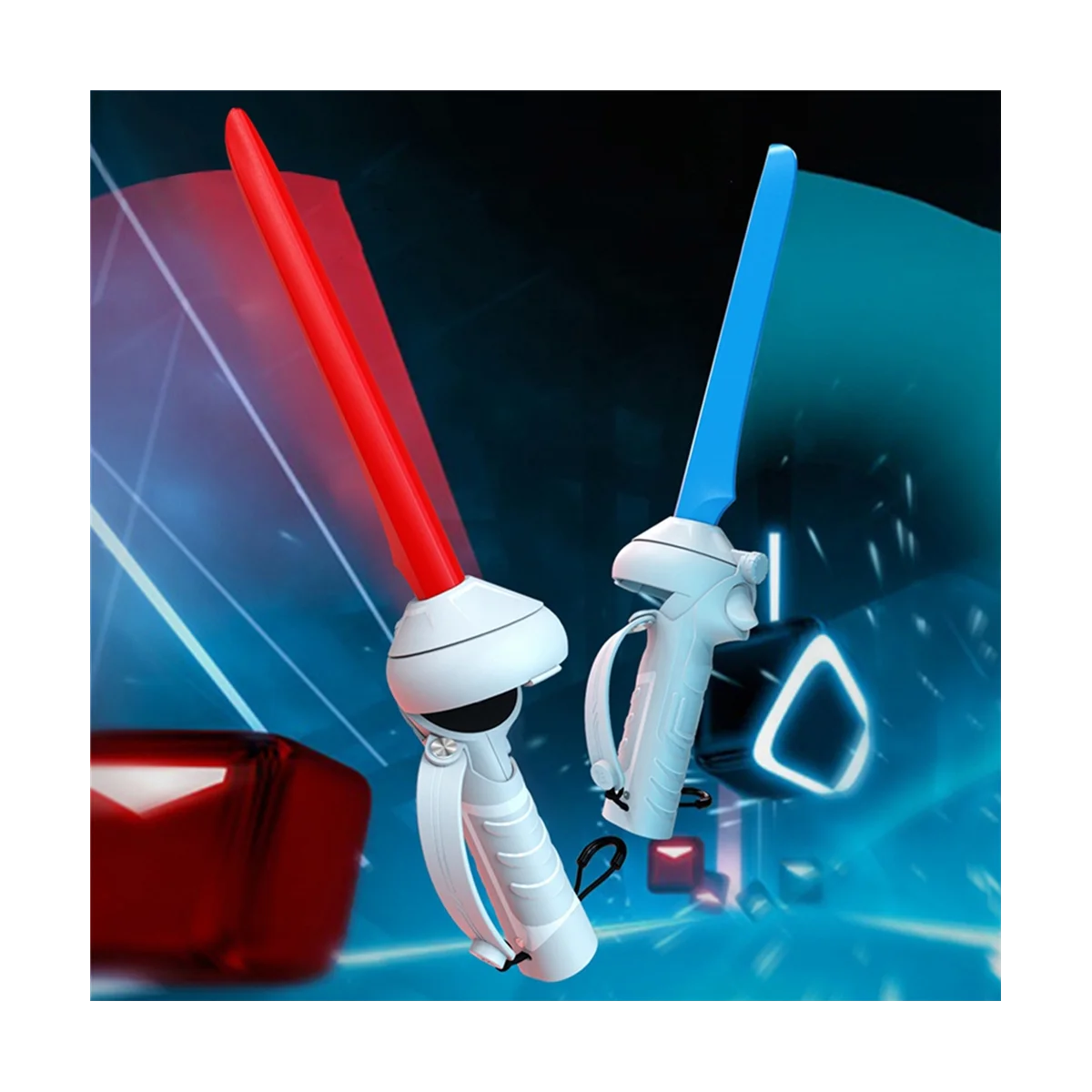 

Держатель игрового контроллера виртуальной реальности для игры, детали для обновления саблей для Oculus Quest 2, ручка виртуальной реальности, аксессуары для светового меча