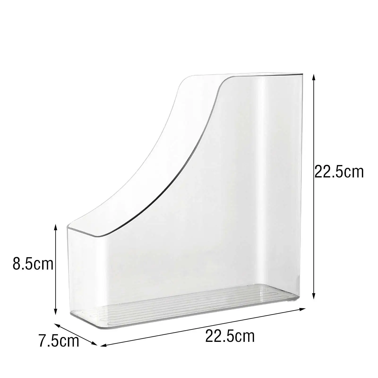 Держатель для журналов прочный органайзер книг прозрачный дома рабочего стола