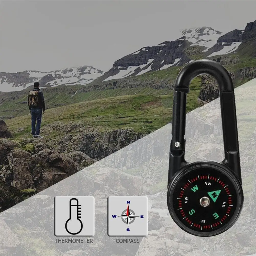 

5pcs Steel Small Carabiner Clips Outdoor Camping Multitool Accessories Fishing I7f0