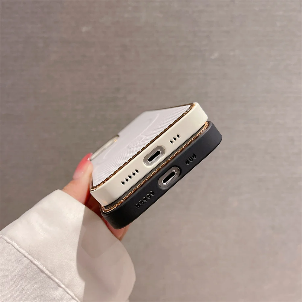 Винтажный кожаный роскошный Магнитный чехол для iPhone совместимый с моделями 11 12 13