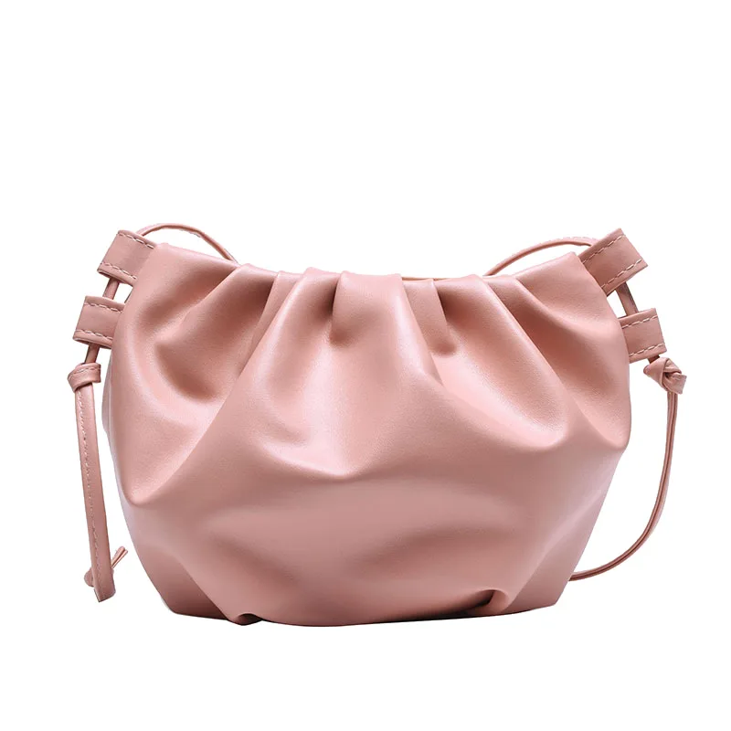 

2022 Fashion PU Drape Shoulder Bag Cross-body Bag