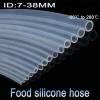 1m2m3m food grade clear transparent silicone rubber hoseflexible nontoxic silicone tubeheat resistant drinking water pipe
