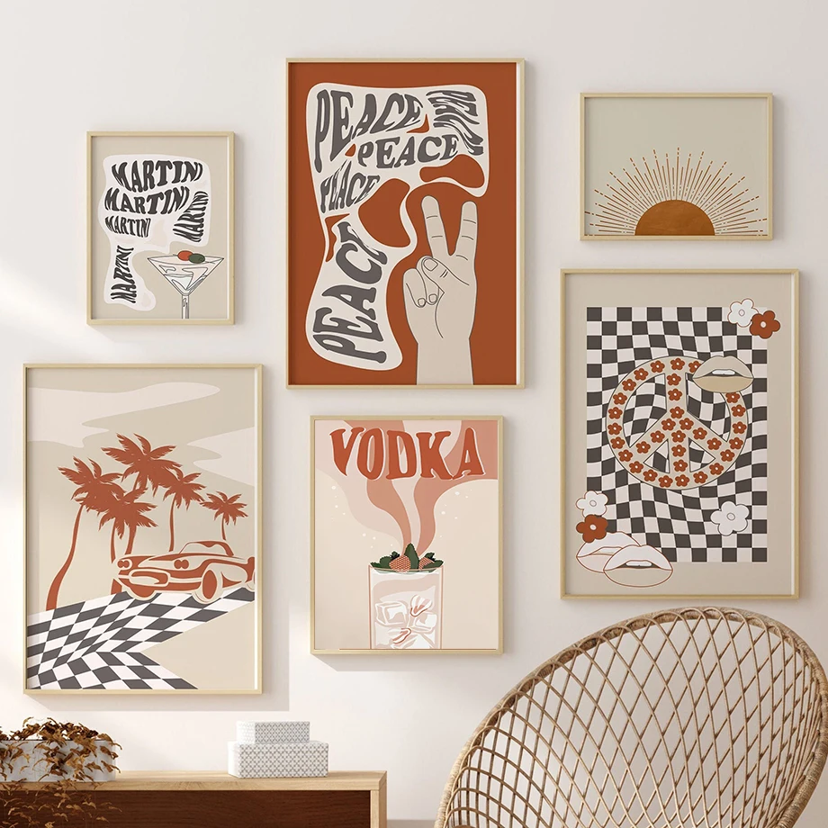 

Настенная Картина на холсте водка коктейль вино танцевальная девушка скандинавские плакаты и принты настенные картины для гостиной клуба ...