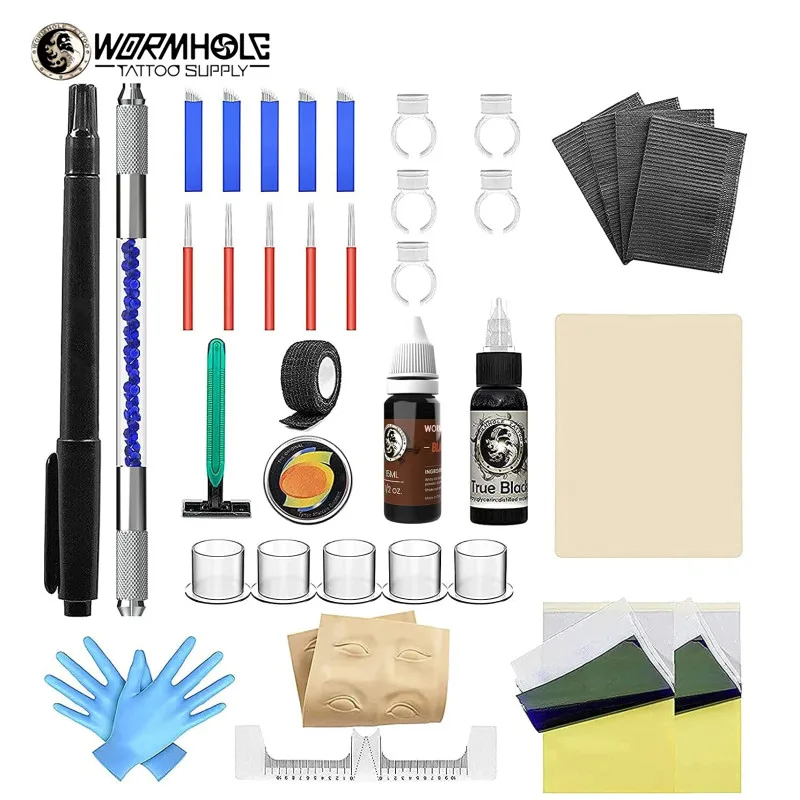 

Wormhole (37 Pieces) New Tattoo Set Pen Tattoo Set DIY Tattoo Set Home Tattoo Set Novice Tattoo Set Tattoo Accessories