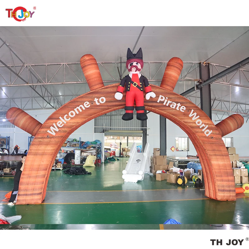 Новый дизайн гигантская надувная дуга кактуса Дикого Запада пирата для рекламы