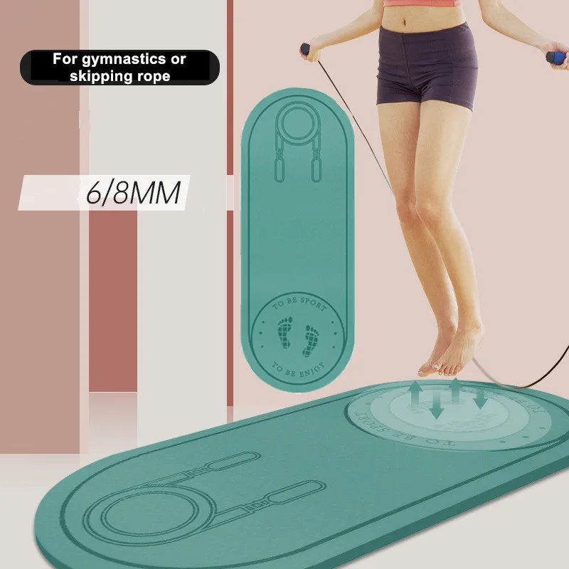 

Carpet Sport Exercise Fitness Rope Gym Yoga Floor Accessories Pad Yoga Mat Workout For Balance Home Travel Foam Mattress Jump