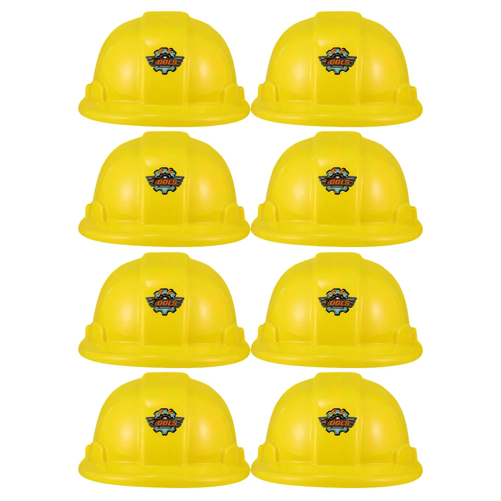 

Tool Hat Worker Caps Toys Engineer Building Dress Up Hats Kids Plastic Plaything Construction Hard