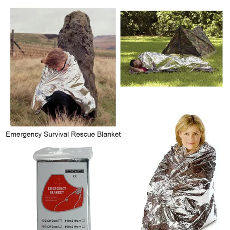 1/5 шт. тепловое одеяло набор для выживания